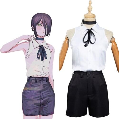 Anime Chainsaw Man Reze Cosplay Costume Halloween Carnival Suit
