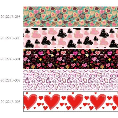 FLRARIBBONS 22mm 38mm 75mm valentine ribbon