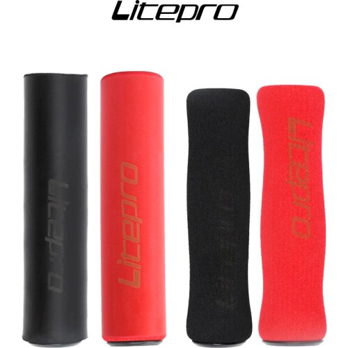 Litepro Bicycle 22.2MM Handlebar Grips Mountain Bike Handle Bar Sponge Silica Gel Cycling Handle Grip Lockable Anti-skid 2.2cm