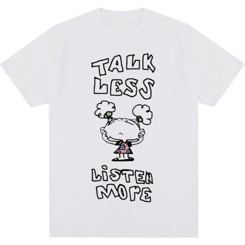 Talk less listen more Tyler The Creator Golf Wang Skateboard hip hop music t-shirt Cotton Men T shirt New TEE TSHIRT Womens