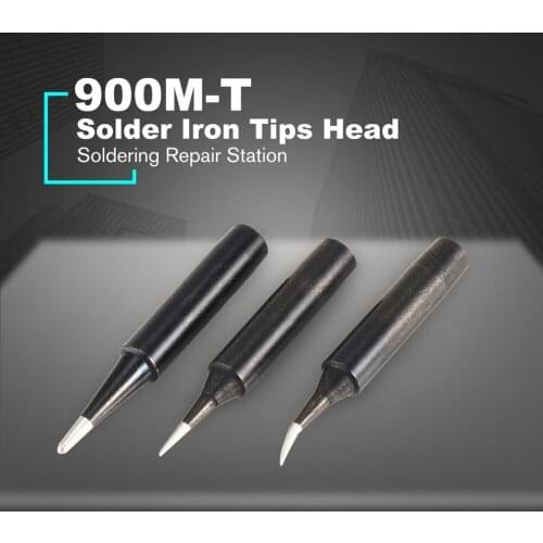 900M T Combination Soldering Iron Tips Head Replacement Solder Iron Head Soldering Tips Tool Soldering Repair Station Kits