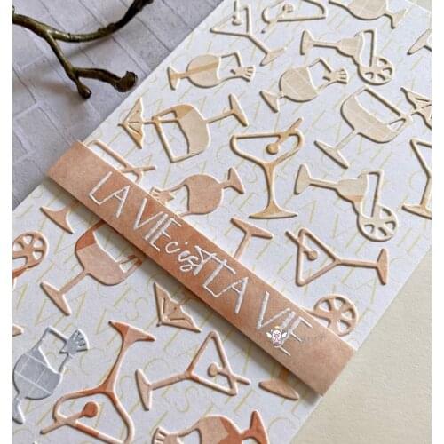 New Summer drink cup metal Cutting Dies Stencils DIY Scrapbooking Paper/photo Cards Embossing Dies