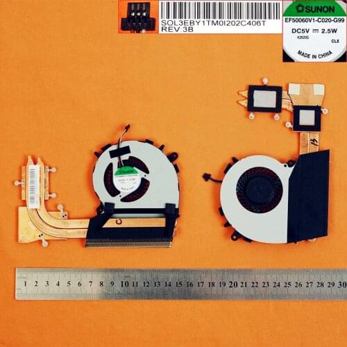New Laptop Cooling Fan for Toshiba Satellite u800(For Independent Graphics ,Heatsink ) PN:EF50060V1-C020-G99 eplacement Repair