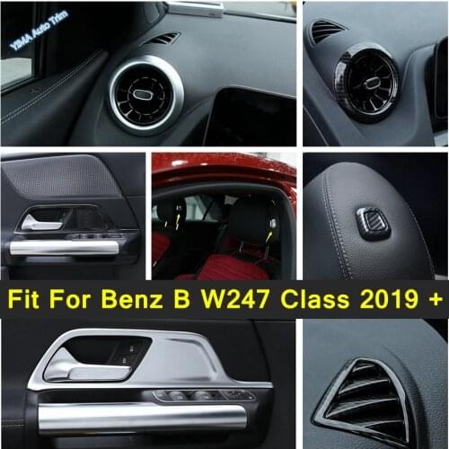 Front Air Condition Outlet Vent / Seat Head Pillow Adjust / Handle Bowl Cover Trim For Mercedes-Benz B W247 Class 2019 - 2021