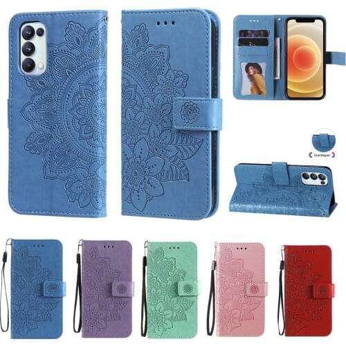 Shockproof Case for OPPO A54 A74 A94 A72 A11K A92 A12S Reno 5k 4 Pro Realme 8 Find x3 Flip Wallet Leather Card Slot Phone Cover