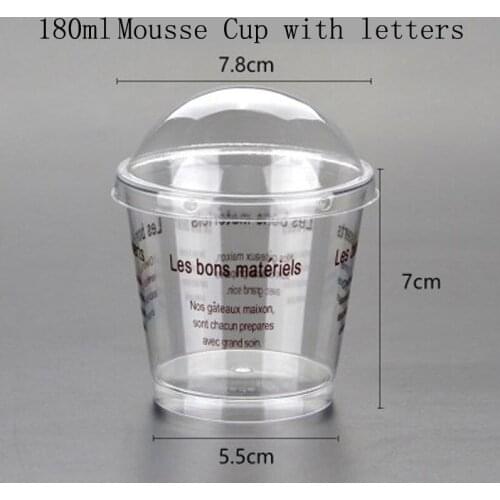 Factory direct Small capacity PS TIRAMISU Cup Mousse Cup Pudding Cup Jelly Plastic Cup Chaff Cup 100 first batch water bottle