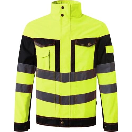 Work Wear Jacket Reflective Jacket High Visibility Jacket Waterproof Jacket Water-resistant Coat Plus Size Free Shipping