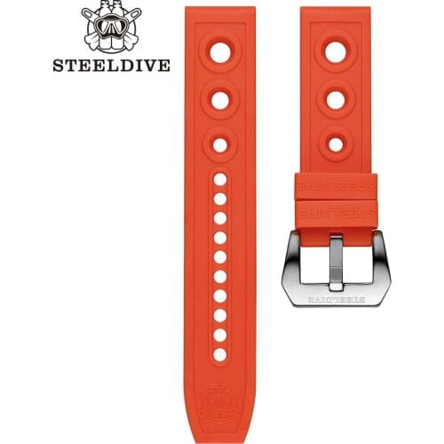 Orange Dive Watch Replacement Strap 20mm 22m Watch bands Automatic Watch Bracelets Dive Watches Strap