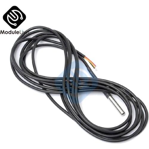 DS1820 Stainless Steel Waterproof DS18b20 Temperature Probe Digital Temperature Sensor 18B20 3M 300CM For Arduino