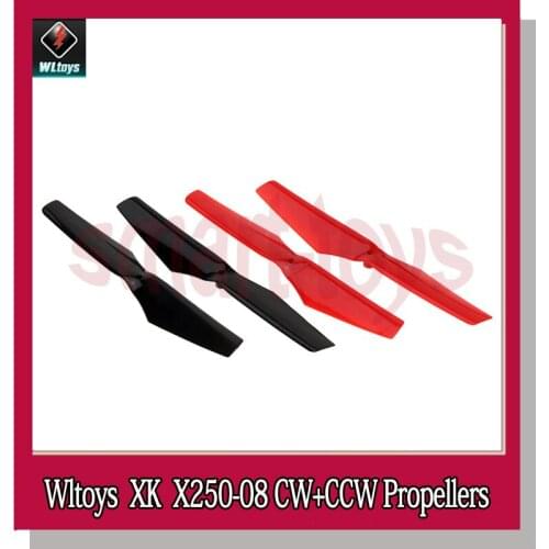 Wltoys XK X250 Main Blades X250-08 CW+CCW Propellers for Wltoys X250 Quadcopter Spare Parts