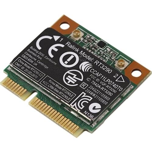 150Mbps 2.4Ghz RT3290 802.11B/G/N Wireless Wlan WIFI + Bluetooth BT 3.0 Half Mini PCI-E Card for HP CQ58 M4 M6 4445S DV4