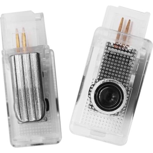 2pcs Car Door Welcome light LED Logo Laser Projector Lamps For Cadillac ATS SRX XTS SXT XT4 XT5 CT6 Car Decor Gadget Accessories