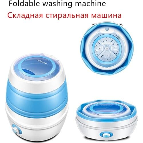 220V Semi-automatic Folding Electric Washing Machine Office Travel School Mini Portable Shoe Washing Machine