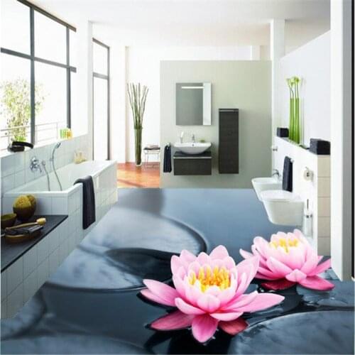 Beibehang 3D floor mural wear non - slip waterproof thickening wear self - adhesive PVC wallpaper wall stickers wall paper 3d
