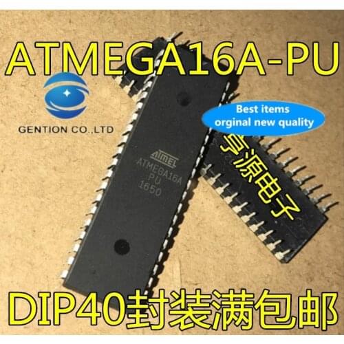 5PCS ATMEGA16A ATMEGA16A-PU micro controller chip in stock 100% new and original