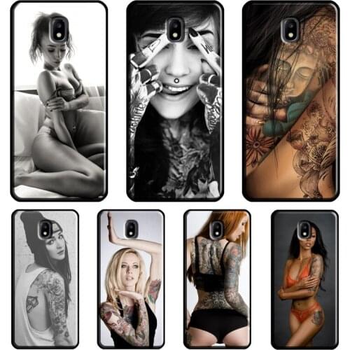 Sexy Sleeve Tattoo Girl Case For Samsung Galaxy J5 J1 J3 J7 A3 A5 2016 2017 J4 J6 J8 A8 A6 Plus A7 A9 2018 Cover