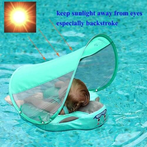 Newest Mambobaby Non Inflatable Baby Float Swim Trainer Solid Infant Pool Float Lying Swimming Ring Pool Toys for Boys Girls