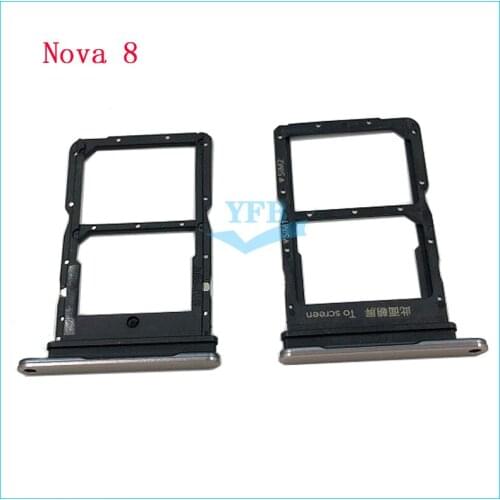 For Huawei Nova 7 Sim Card Slot Tray Holder Sim Card Reader Socket