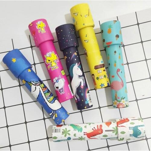Interactive Logical Rotating Kaleidoscope Children Magic Classic Educational Toy Kids Imaginative Cartoon Toy