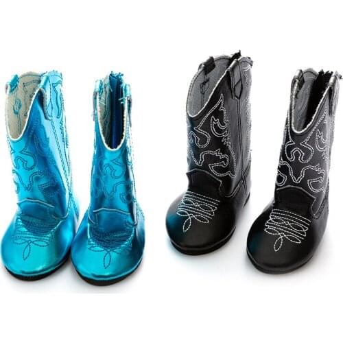 New Style Leather shoes fit for baby 43cm Doll Accessories Children best Birthday Gift