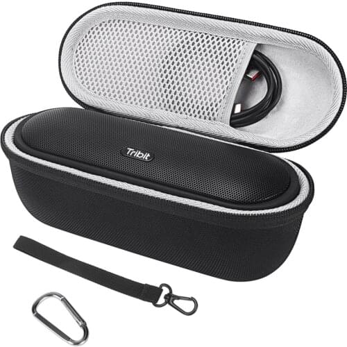 2019 New Travel Zipper Portable EVA Hard Box Bag Cover Case for Tribit MaxSound Plus Portable Wireless Bluetooth Speaker
