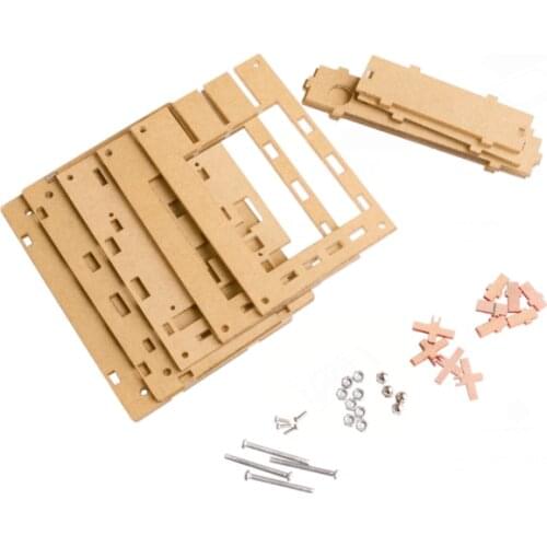 New Clear Acrylic Case Box Shell For DSO138 2.4" TFT Digital Oscilloscope Kit DIY Case Making Electronic Diagnostic Tool