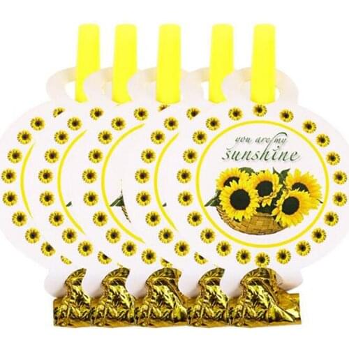 Sunflowers Theme Party Supplies Sun Flower Tableware Paper Cup Plate Tablecloth Straw Baby Shower Birthday Party Decor