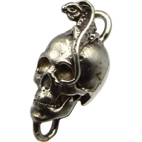 Retro Skull Pendant Skull Connector Ring