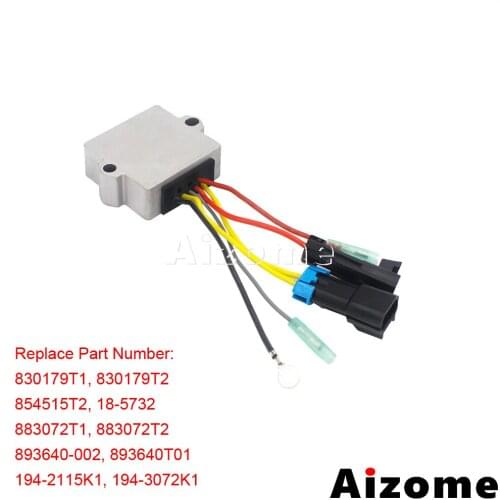 883072T2 883072T1 854515T2 893640-002 893640T01 Voltage Rectifier Regulator For Mercury Mariner 135 140 150 175 200 240 hp