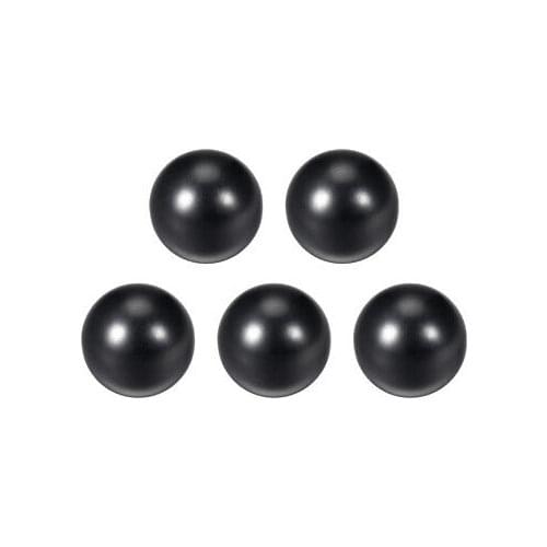 5Pcs Thermoset Ball Knob M8 Female Threaded Machine Handle 25mm Diameter Black