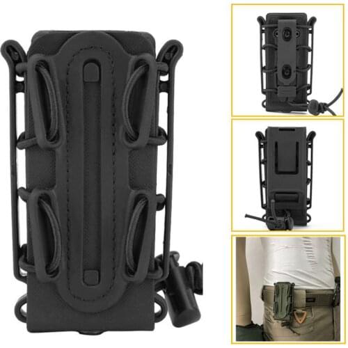 9MM Tactical Magazine Pouch Airsoft Hunting Pistol Holster Military Rifle Mag Pouch Holder with Belt Clip Gun Accessories