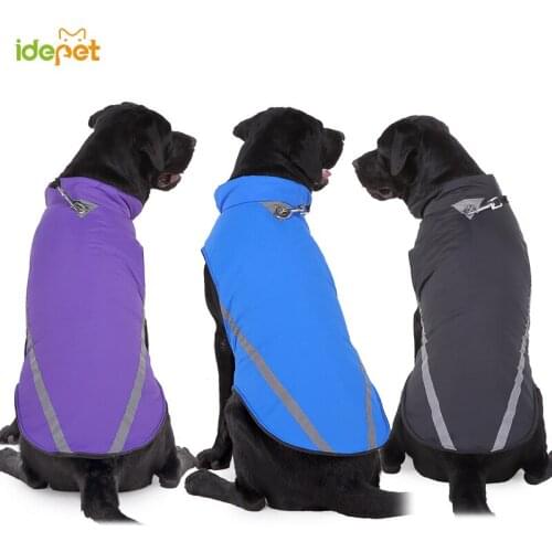 Warm Dog Clothes Pet Jacket Waterproof Winter Pet Clothes for Large Dogs Reflective Pet Clothing Coat for French Bulldog Big Dog