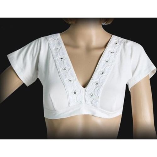 Women Tribal Belly Dance Clothes Crop Top V-neck Backless Women Gypsy Tops Plus Size S-l