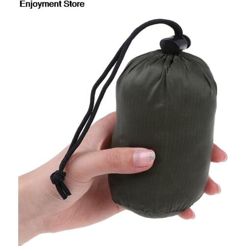 Camping Sleeping Bag Storage Bag 1pc Outdoor Emergency Sleeping Bag Storage With Drawstring Sack For Camping Hiking