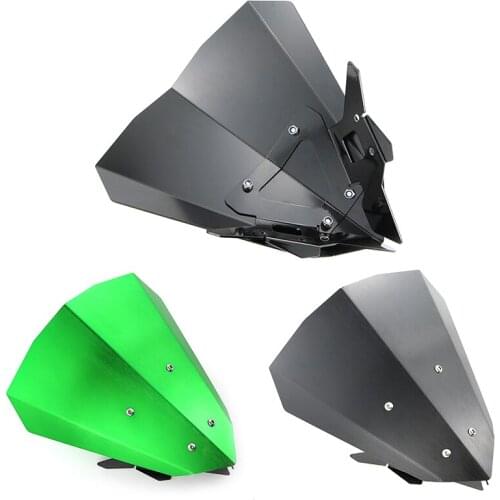 Fit For Kawasaki Z650 2017 2018 2019 2020 Motorcycle Airflow Windscreen Windshield Deflector Bracket Protector Aluminum Black
