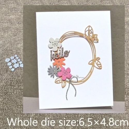 XLDesign Craft Metal Cutting Dies cut dies 12pcs flowers decoration scrapbook Album Paper Card Craft Embossing die cuts