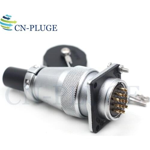 WEIPU WS28 Waterproof Connector 16Pin IP67 Automotive Industry Power Panel Mount Connector Plugs and Sockets