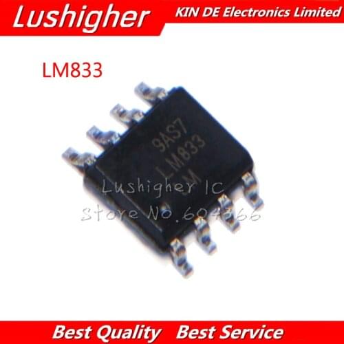 20pcs LM833M SOP8 LM833MX SOP LM833
