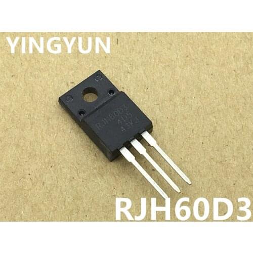 10PCS/Lot RJH60D3 RJH60D3DPP RJH60D3DPE TO-220F Power IGBT Transistor