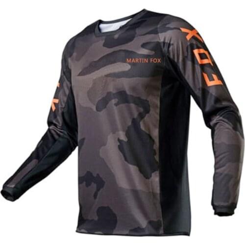 2021 Mens Downhill Jerseys Hpit Fox Mountain Bike MTB Shirts Offroad Motorcycle Jersey Motocross Sportwear Clothing Quick-Dry