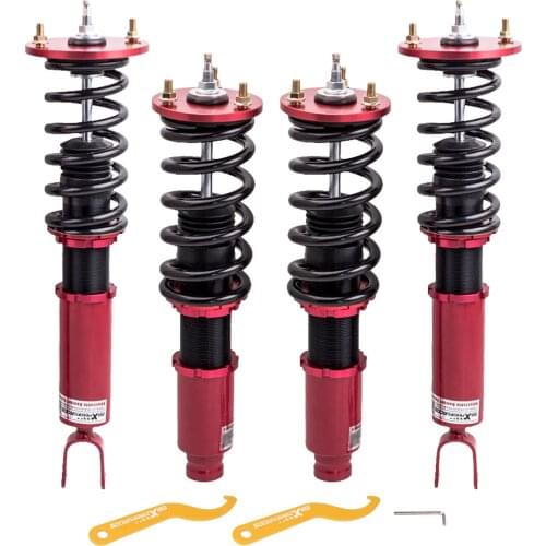 4pcs 24 Ways Adj Damper Coilover for Acura Shock Absorbers Spring Struts Suspension Kits For Honda Accord 1990-1997 CB CD