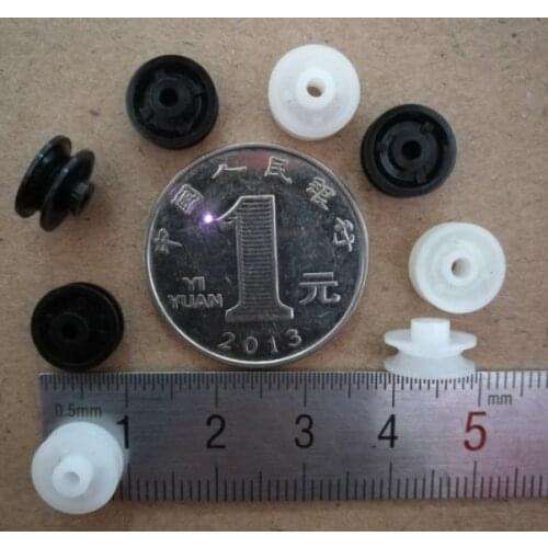 8pcs 9.5x5x2mm car retractor press single belt pulley cassette deck audio pressure recorder tape player Stereo Rubber Vintage