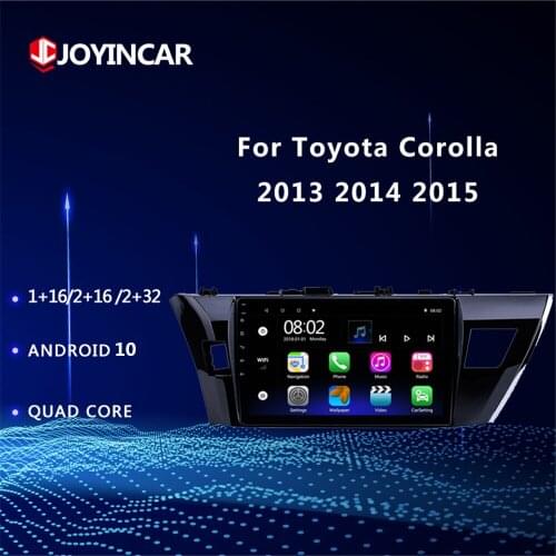 10.1" 2Din Android 10 Car Radio Multimedia Video Audio Player For Toyota Corolla 2013 2014 2015 2016 Auto Stereo GPS BT FM WIFI