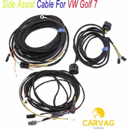 Side Assist Lane Change Wire Cable Harness For VW Golf 7 MK7 VII SEAT LEON MK3