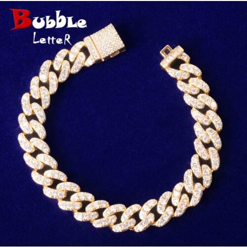 Bubble letter Bracelets With Pendants