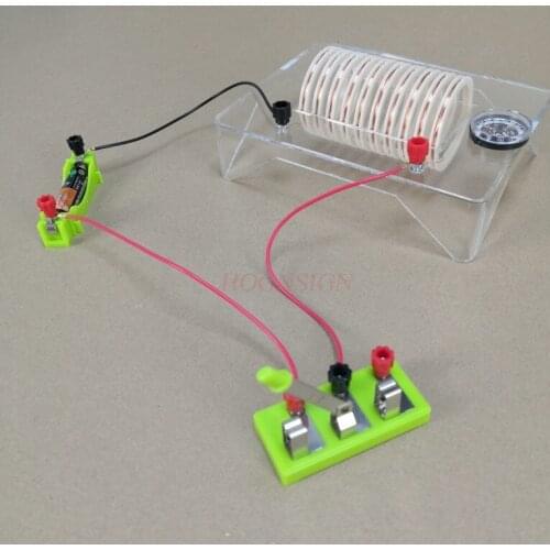 Physics Energized Solenoid Physics Electricity Left-Handed Rule Amperes Law Current Magnetic Field Demonstrator