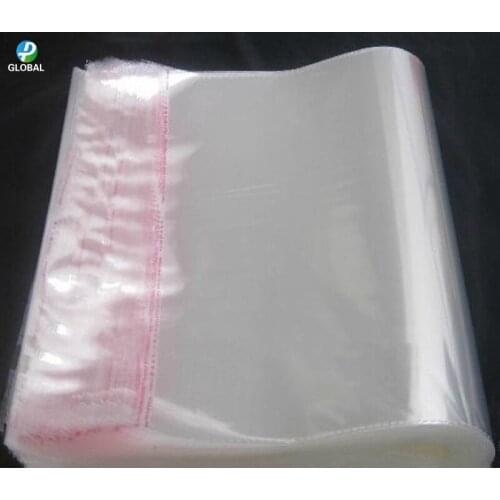 1500pcs 14*20cm reusable clear Self-adhesive Sealing Plastic Bag clothing Gifts grocery Packaging Transparent Opp poly Bag pouch