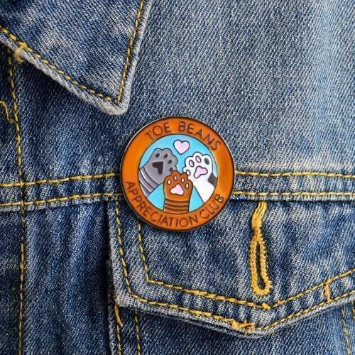 Creative New Cute Cute Cat Claw Alliance Girlfriend Brooch Fashion Cartoon Animal Personality All-match Backpack Clothing Badge