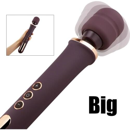 Huge Magic Vibrators for women Wand, USB Charge Big AV Stick Female G Spot Massager Clitoris Stimulator Adult Sex Toys for Woman
