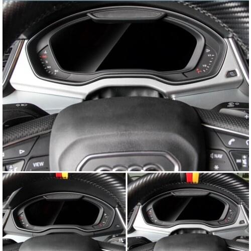 Fit for Audi q5l 2018 car interior modification center control instrument panel decoration light bar upgrade accessories